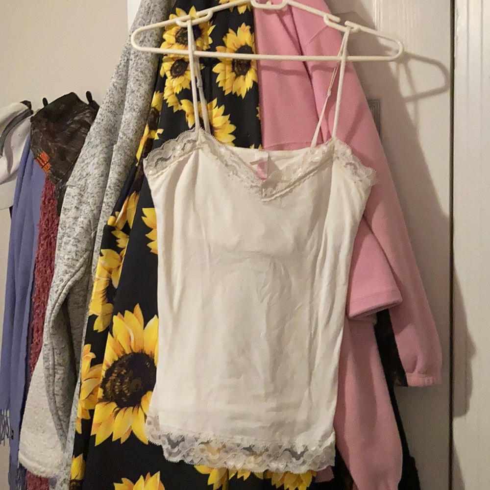 Spaghetti strap tank top